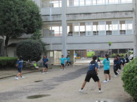 pict-雨天練習女テニス (4)